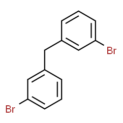 ChemSpider 2D Image | 1,1'-Methylenebis(3-bromobenzene) | C13H10Br2