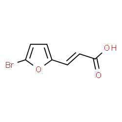 ChemSpider 2D Image | 3-(5-Bromo-furan-2-yl)-acrylic acid | C7H5BrO3