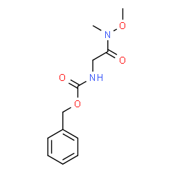 ChemSpider 2D Image | N-α-Cbz-Glycine N-methoxy-N-metylamide | C12H16N2O4