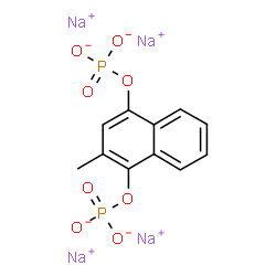 ChemSpider 2D Image | Kappadione | C11H8Na4O8P2