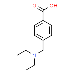 ChemSpider 2D Image | 4-Diethylaminomethyl-benzoic acid | C12H17NO2
