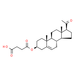 ChemSpider 2D Image | Pregnenolone succinate | C25H36O5