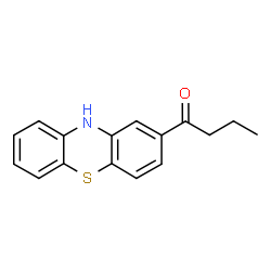 ChemSpider 2D Image | 1-(10H-Phenothiazin-2-yl)-1-butanone | C16H15NOS