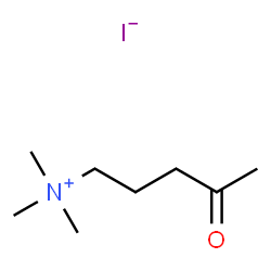 ChemSpider 2D Image | N,N,N-Trimethyl-4-oxo-1-pentanaminium iodide | C8H18INO