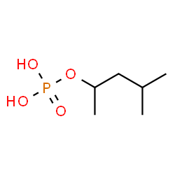 ChemSpider 2D Image | 4-Methyl-2-pentanyl dihydrogen phosphate | C6H15O4P
