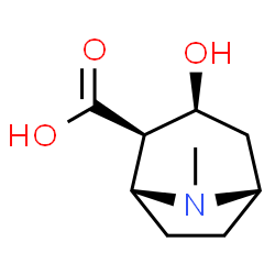 ChemSpider 2D Image | (-)-Ecgonine | C9H15NO3