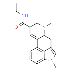 ChemSpider 2D Image | N-Ethyl-1,6-dimethyl-9,10-didehydroergoline-8-carboxamide | C19H23N3O