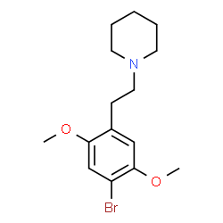ChemSpider 2D Image | 1-[2-(4-Bromo-2,5-dimethoxyphenyl)ethyl]piperidine | C15H22BrNO2