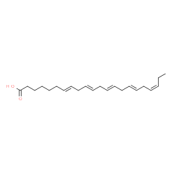 ChemSpider 2D Image | (7E,10E,13E,16E,19Z)-7,10,13,16,19-Docosapentaenoic acid | C22H34O2
