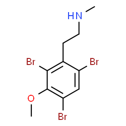 ChemSpider 2D Image | convolutamine F | C10H12Br3NO