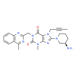 ChemSpider 2D Image | Linagliptin | C25H28N8O2