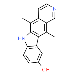 ChemSpider 2D Image | 9-Hydroxyellipticine | C17H14N2O
