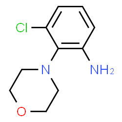 ChemSpider 2D Image | 3-Chloro-2-morpholinoaniline | C10H13ClN2O