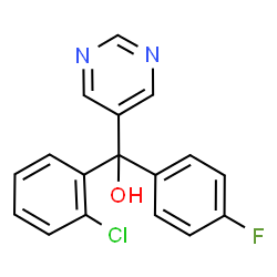 ChemSpider 2D Image | Nuarimol | C17H12ClFN2O