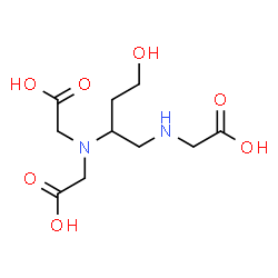 ChemSpider 2D Image | N-{2-[Bis(carboxymethyl)amino]-4-hydroxybutyl}glycine | C10H18N2O7
