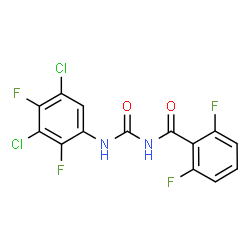 ChemSpider 2D Image | teflubenzuron | C14H6Cl2F4N2O2