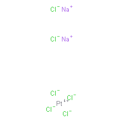 ChemSpider 2D Image | Platinum(4+) sodium chloride (1:2:6) | Cl6Na2Pt