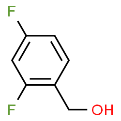 ChemSpider 2D Image | 2,4-Difluorobenzyl alcohol | C7H6F2O