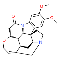 ChemSpider 2D Image | (13beta)-2,3-Dimethoxystrychnidin-10-one | C23H26N2O4
