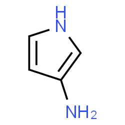 ChemSpider 2D Image | 1H-Pyrrol-3-amine | C4H6N2