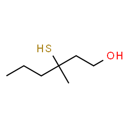 ChemSpider 2D Image | 3-Mercapto-3-methyl-1-hexanol | C7H16OS