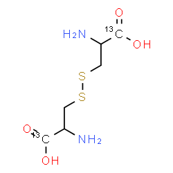 ChemSpider 2D Image | (1,1'-~13~C_2_)Cystine | C413C2H12N2O4S2