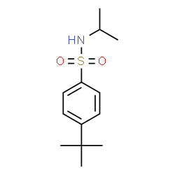 ChemSpider 2D Image | 4-tert-Butyl-N-isopropylbenzenesulfonamide | C13H21NO2S