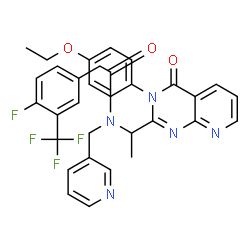ChemSpider 2D Image | NBI-74330 | C32H27F4N5O3
