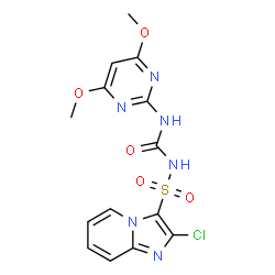 ChemSpider 2D Image | imazosulfuron | C14H13ClN6O5S