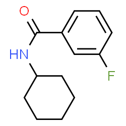 ChemSpider 2D Image | n-cyclohexyl 3-fluorobenzamide | C13H16FNO