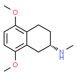 ChemSpider 2D Image | (2S)-5,8-Dimethoxy-N-methyl-1,2,3,4-tetrahydro-2-naphthalenamine | C13H19NO2