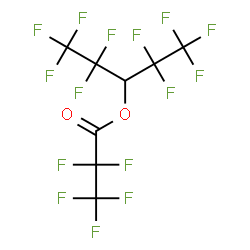 ChemSpider 2D Image | 1,1,1,2,2,4,4,5,5,5-Decafluoro-3-pentanyl pentafluoropropanoate | C8HF15O2