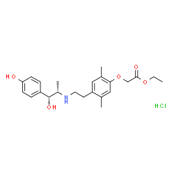 ChemSpider 2D Image | RITOBEGRON ETHYL HYDROCHLORIDE | C23H32ClNO5