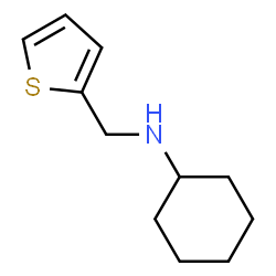 ChemSpider 2D Image | N-(2-Thienylmethyl)cyclohexanamine | C11H17NS