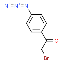ChemSpider 2D Image | 4-Azidophenacyl bromide | C8H6BrN3O