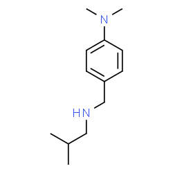 ChemSpider 2D Image | 4-[(Isobutylamino)methyl]-N,N-dimethylaniline | C13H22N2