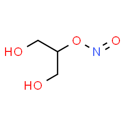 ChemSpider 2D Image | 1,3-Dihydroxy-2-propanyl nitrite | C3H7NO4
