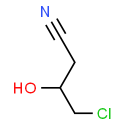 ChemSpider 2D Image | 4-Chloro-3-hydroxybutanenitrile | C4H6ClNO