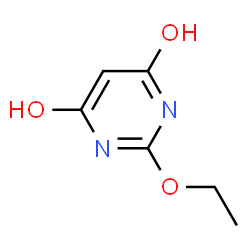 ChemSpider 2D Image | 2-Ethoxypyrimidine-4,6-diol | C6H8N2O3