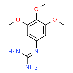 ChemSpider 2D Image | 2-(3,4,5-Trimethoxyphenyl)guanidine | C10H15N3O3