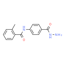 ChemSpider 2D Image | N-[4-(hydrazinecarbonyl)phenyl]-2-methylbenzamide | C15H15N3O2