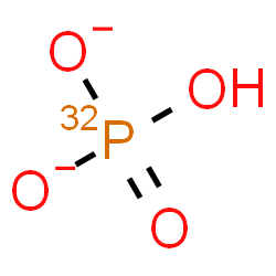 ChemSpider 2D Image | Hydrogen (~32~P)phosphate | HO432P