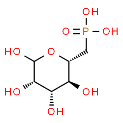 ChemSpider 2D Image | 6-Deoxy-6-phosphono-D-mannopyranose | C6H13O8P