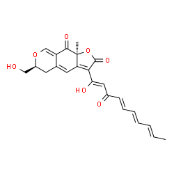 ChemSpider 2D Image | (+)-Epicocconone | C23H22O7
