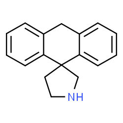 ChemSpider 2D Image | 10H-Spiro[anthracene-9,3'-pyrrolidine] | C17H17N