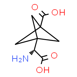 ChemSpider 2D Image | 3-[(R)-Amino(carboxy)methyl]bicyclo[1.1.1]pentane-1-carboxylic acid | C8H11NO4