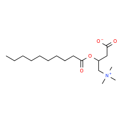 ChemSpider 2D Image | decanoylcarnitine | C17H33NO4