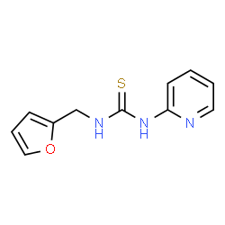 ChemSpider 2D Image | 1-(2-Furylmethyl)-3-pyridin-2-ylthiourea | C11H11N3OS