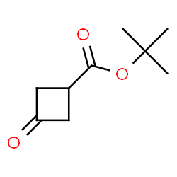 ChemSpider 2D Image | T-butyl-3-oxocyclobutanecarboxylate | C9H14O3