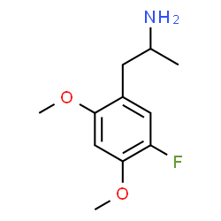 ChemSpider 2D Image | 1-(5-Fluoro-2,4-dimethoxyphenyl)-2-propanamine | C11H16FNO2